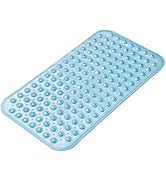AmazerBath Bath Tub Mat, Medium Size 27.6 x 15 Inches Non-Slip Shower Mats with Suction Cups and ...