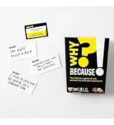 Fat Brain Toys Why Because Fun Party Game for Families, Friends or Adults with 3 to 6 Players Age...