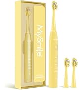 MySmile DY156 Electric Toothbrush for Adults, Rechargeable Sonic Battery Toothbrush Portable with...