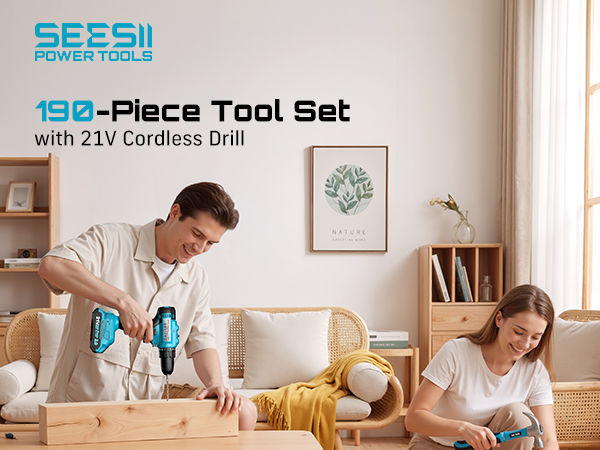 Seesii 190-PIECE TOOL SET