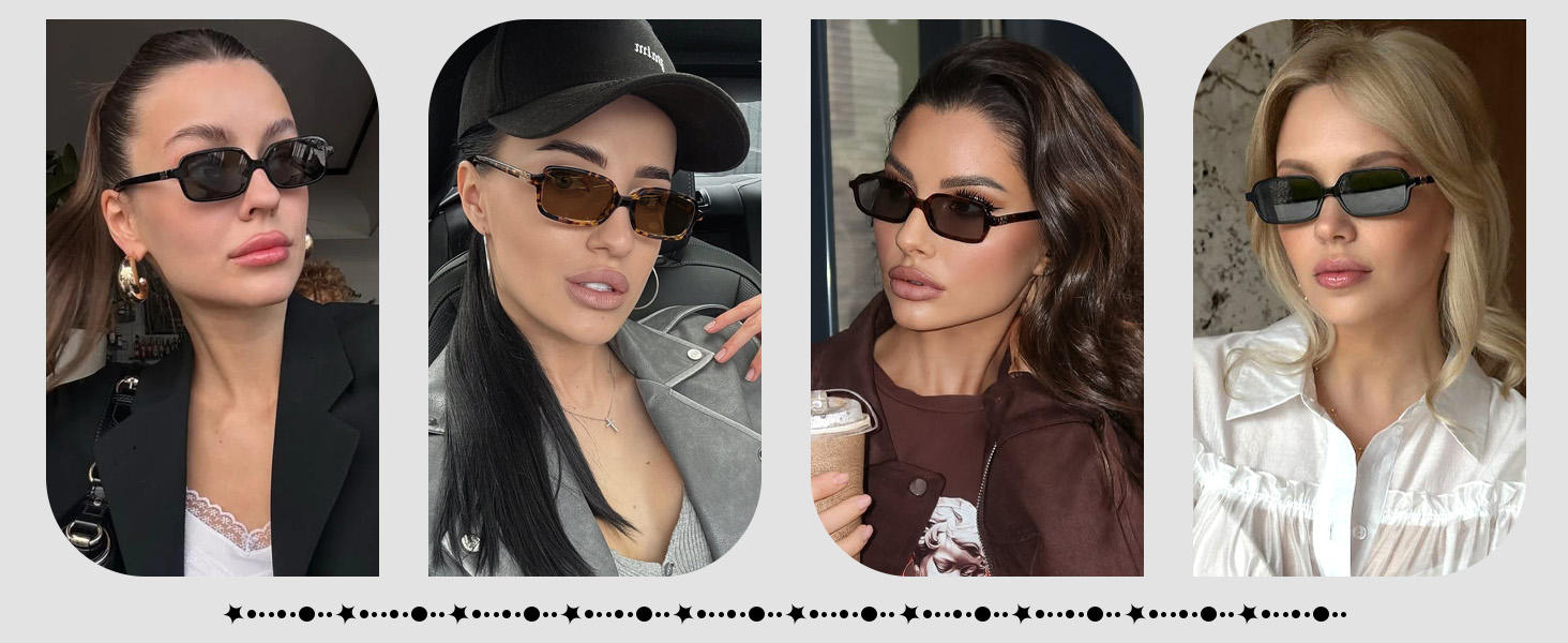 Small rectangle sunglasses