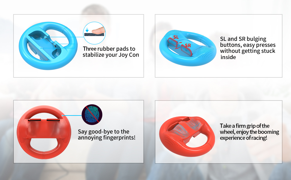 switch 2 wheel red and blud