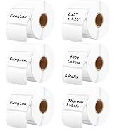 2.25“x1.25” Barcode Label Stickers, SKU Labels, Address Labels, Thermal shipping Label Stickers, ...