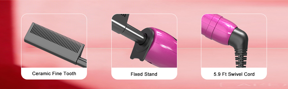 hair straightener comb