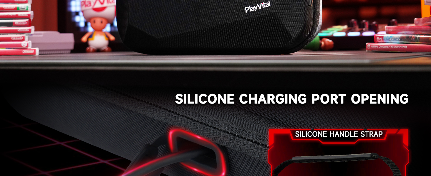 PlayVital Carrying Case for Nintendo Switch 2 with Silicone Charging Port