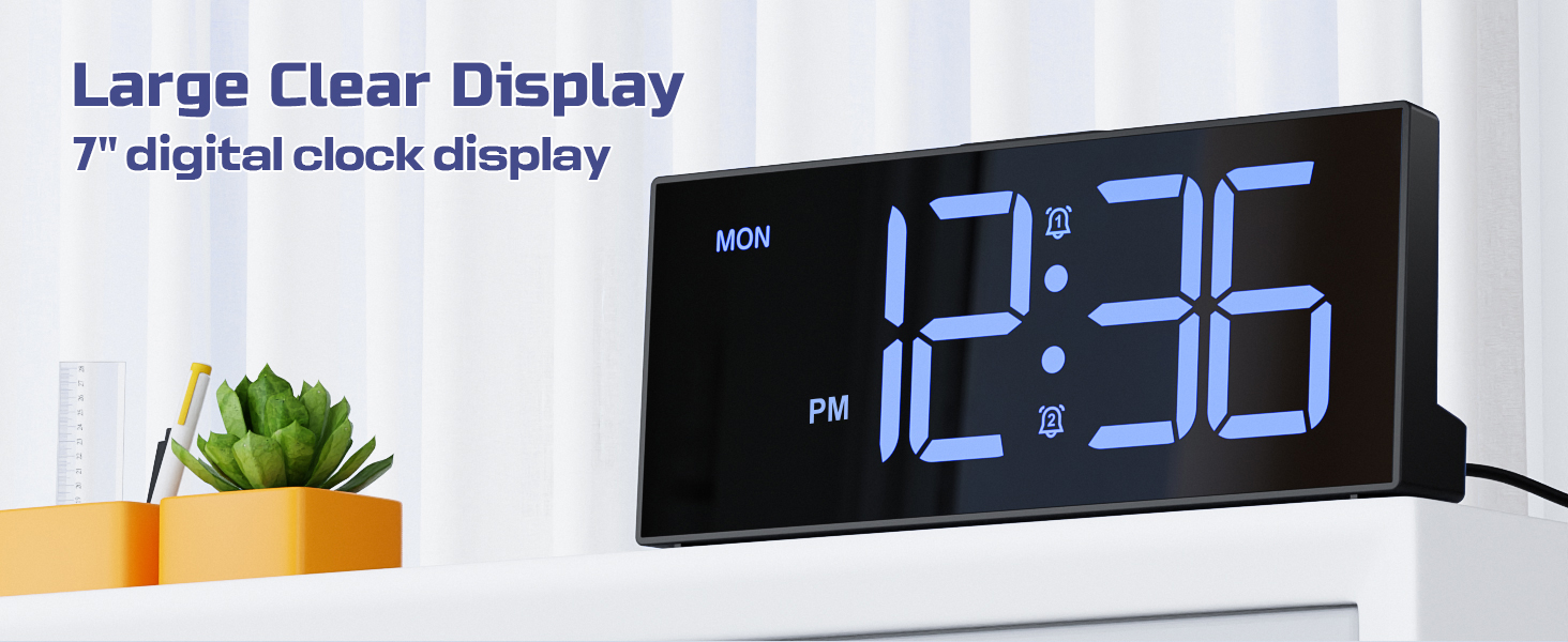 digital alarm clocks for bedrooms