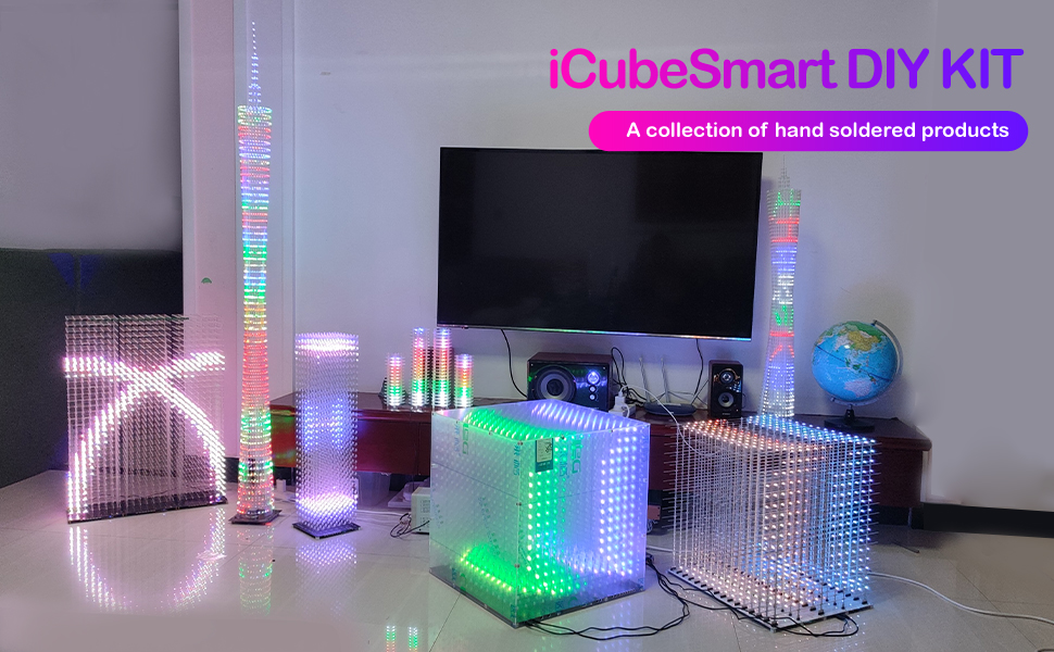 iCubeSmart Led Canton Tower DIY Electronic Kit