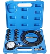 NYXOVA Oil Pressure Tester Kit, Professional Oil Pressure Gauge Tool for Engine Diagnostic Test, ...