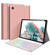 WERNURPAI Samsung Galaxy Tab A8 Backlit Keyboard Case 10.5 inch 2022, Case with Backlit Keyboard ...