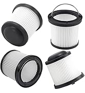 4 Pack PVF110 Replacement Filter for Black and Decker Handheld Pivot Vacuums PHV1810, PHV1210, PH...