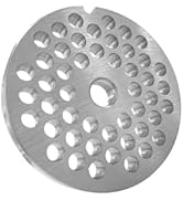 #12 Stainless Steel Meat Grinder Plate Discs Blades Compatible with FGA Food Chopper and Hobart, ...