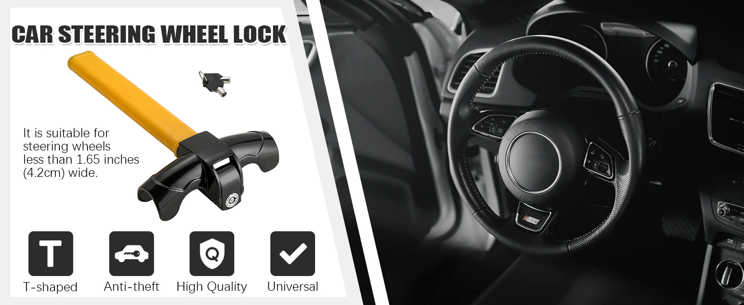 Universal Car Steering Wheel Lock