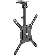 Mount Plus CM344 Flip Down TV and Monitor Roof Ceiling Mount | Fits Flat TV 23 to 55 Inches | VES...