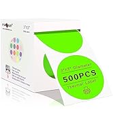 PARLAIM 3 Inch Circle Thermal Sticker Labels, Self-Adhesive Round Inventory Labels,Multi-Purpose ...