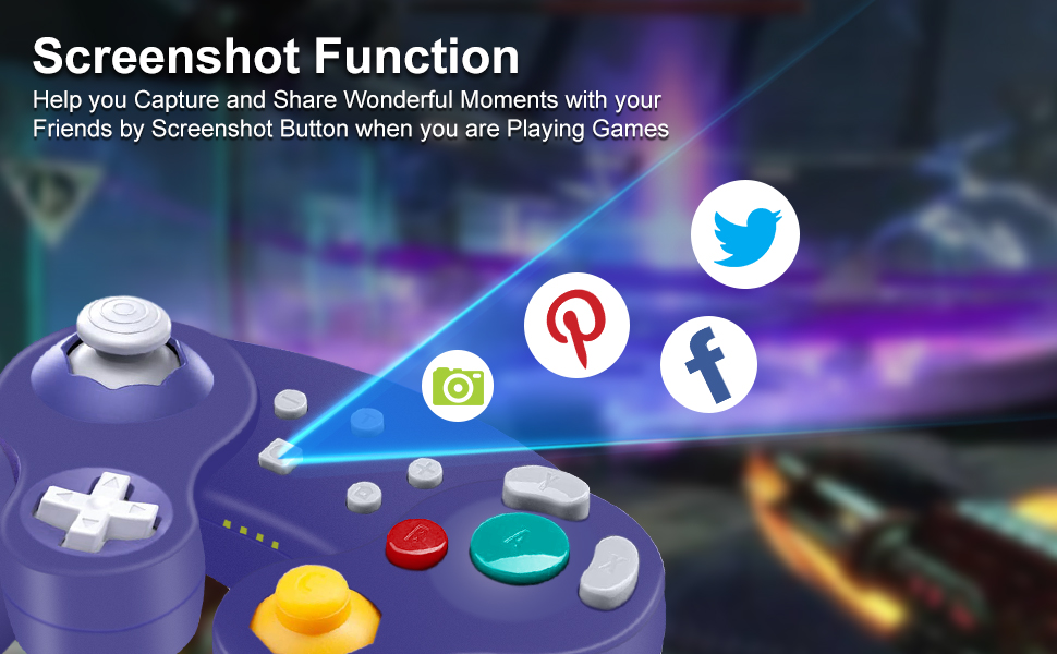 screenshot function wireless switch gamecube controller