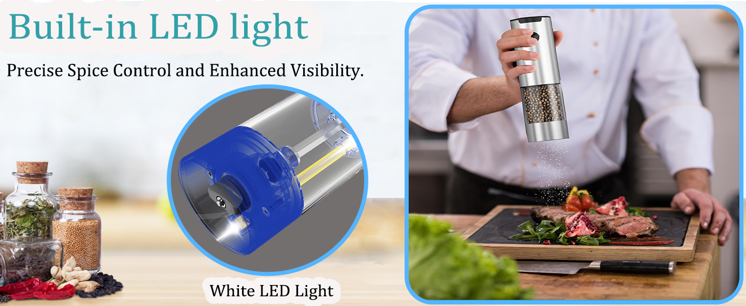 salt and pepper grinder set electric salt and pepper grinder battery salt and pepper grinder set