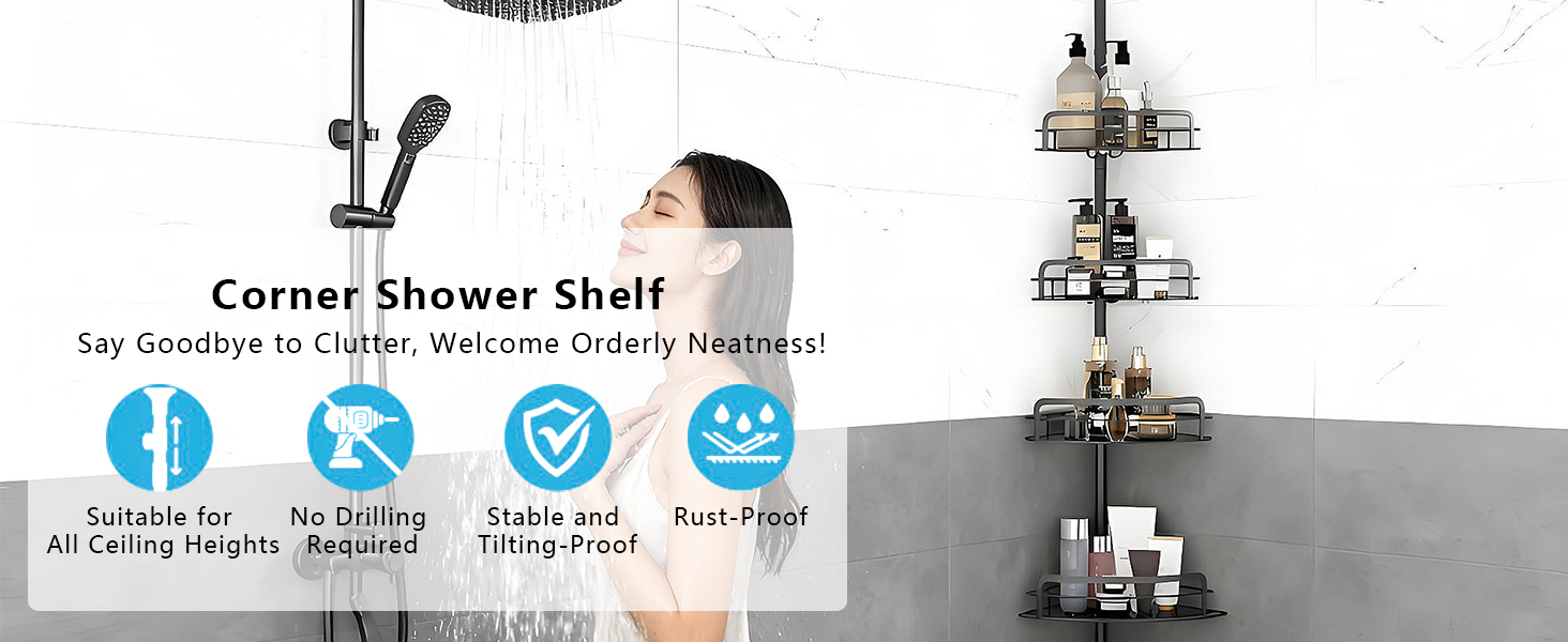 4-Tier Bathroom Organizer