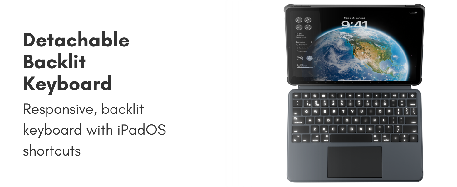 ipad 11 inch keyboard with case