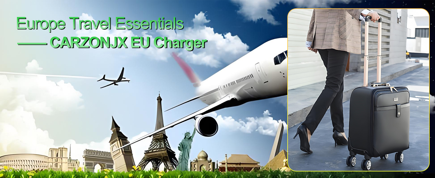 european travel plug adapter usb
