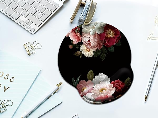 The Executive Edge: Premium Ergonomic Mouse Pad for Enhanced Productivity &amp; Comfort.