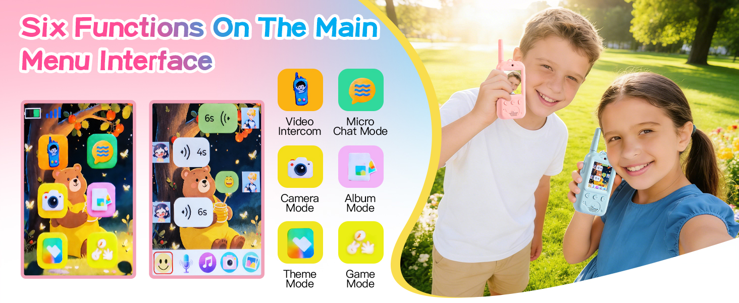 kids video walkie talkies