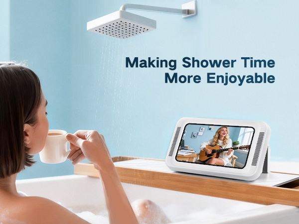 waterproof shower phone holder