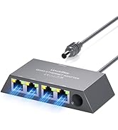 Multi Ports Starlink Mini/Starlink Gen 3 Ethernet Adapter for Wired External Network 4-Ports Star...