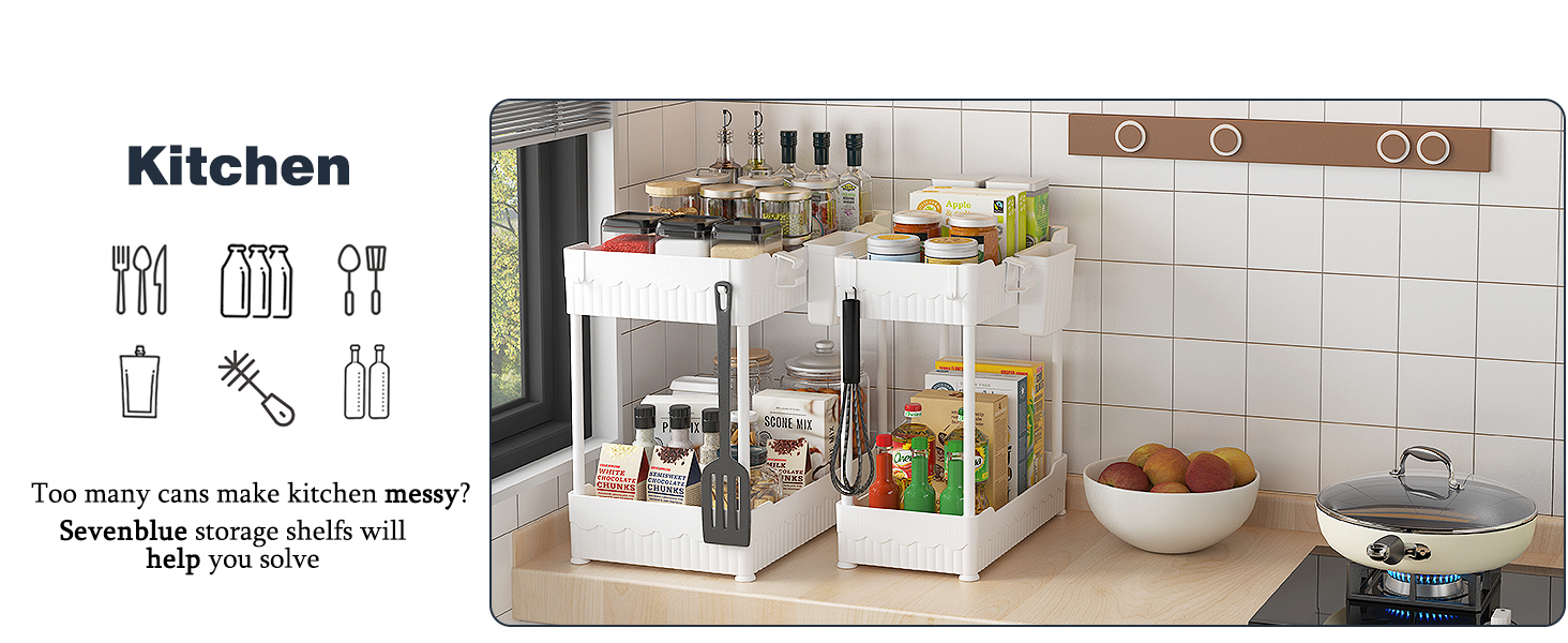 Kitchen organziers and storage