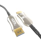 Cablelera 8K UHD CL3 HDMI Cable 2.1, Hybrid Active Optical Cable (AOC), 100ft