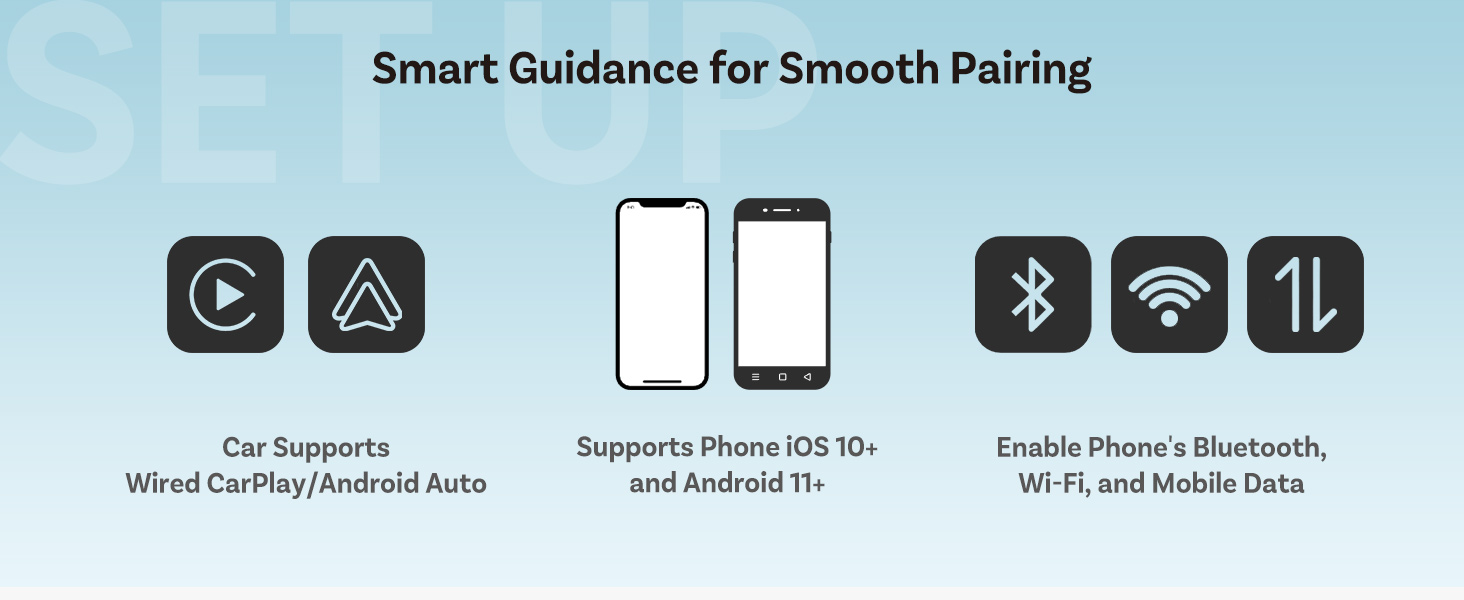 2-in-1 Wireless CarPlay &amp;amp;amp; Android Auto Adapter