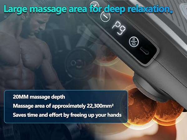 Six Heads Massage Gun