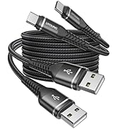 USB to USB C Cable 60W Fast Charging 6FT, 2Pack USBA to USBC Cable for CarPlay/Android Auto, USB ...