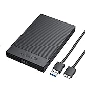 SAN ZANG MASTER 2.5 Inch Hard Drive Enclosure, 5Gbps USB 3.0 to SATA III 5Gbps High-Speed Transmi...
