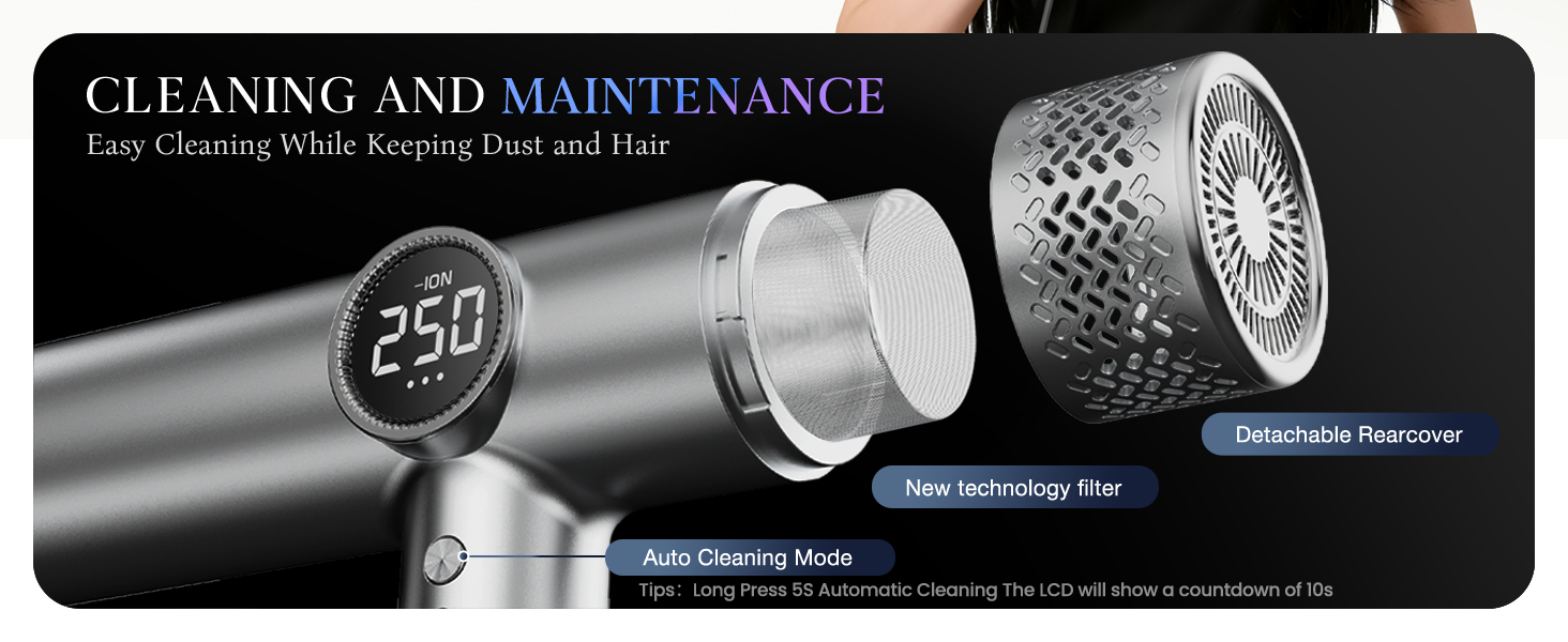 High-Speed Ionic Hair Dryer with Diffuser