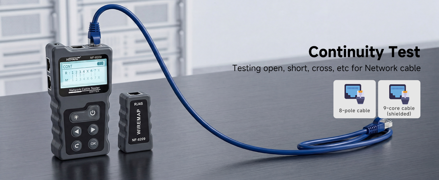 NF-8209 Network Cable Tester