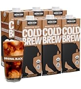 Wandering Bear Straight Black Organic Cold Brew Coffee - Extra Strong, Bold, Smooth, Unsweetened,...
