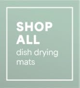 S&amp;T INC. Dish Drying Mat, 18" x 24", XL, Green Sage | Absorbent Microfiber, Extra Large Kitchen C...
