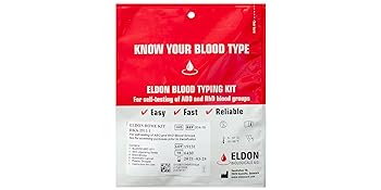 Original Home Blood Typing Kit - New Package - Extra Lancet