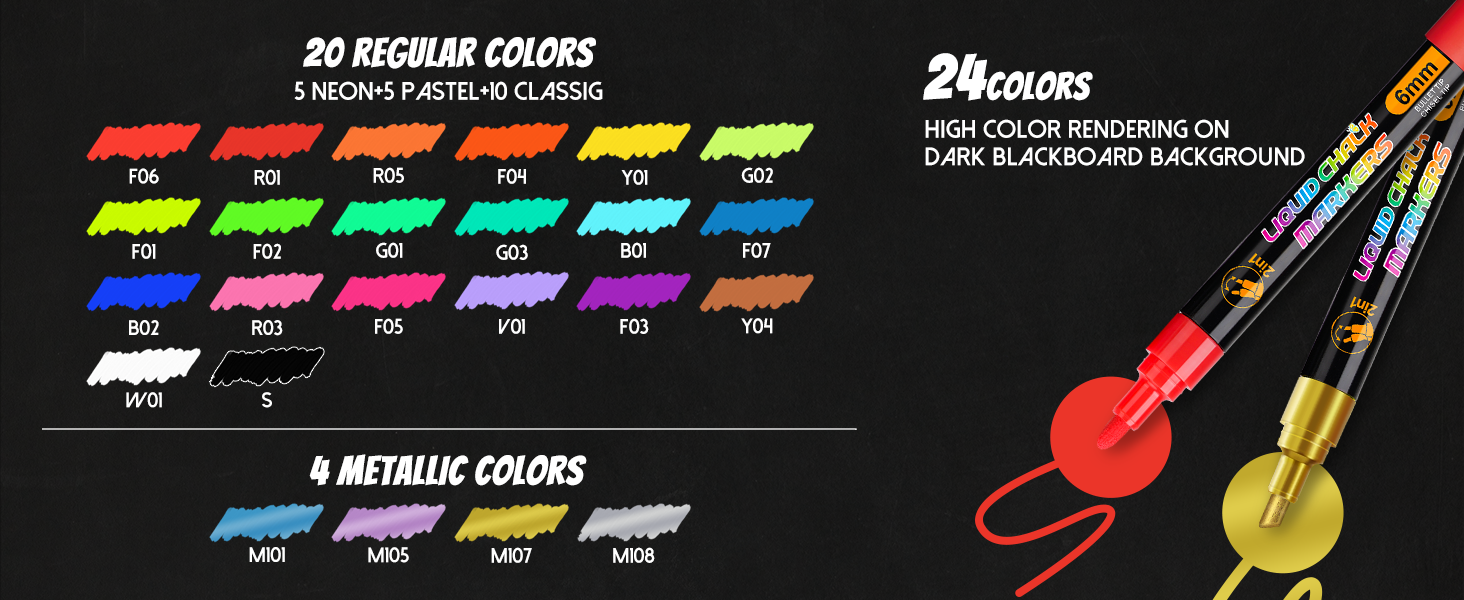 Liquid Chalk Markers