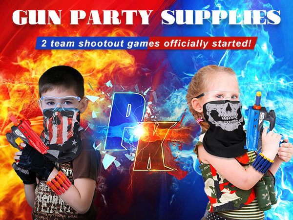 gun party favor 2 sets