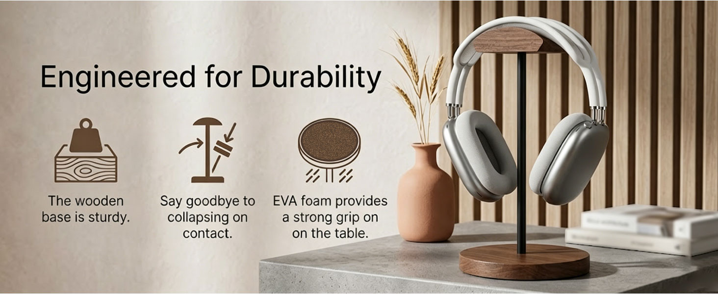 headset holder for desk
