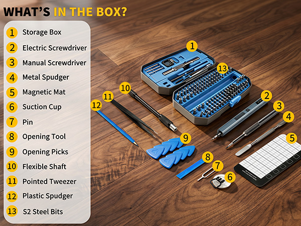mini electric screwdriver set