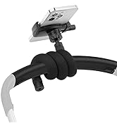 Uogw Stroller Phone Holder for Parent and Baby,Universal 20inch Length Flexible Gooseneck Phone S...