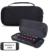 Carrying Case for Nintendo Switch 2 (2025), Large Capacity Switch 2 Case for Console &amp; Accessorie...