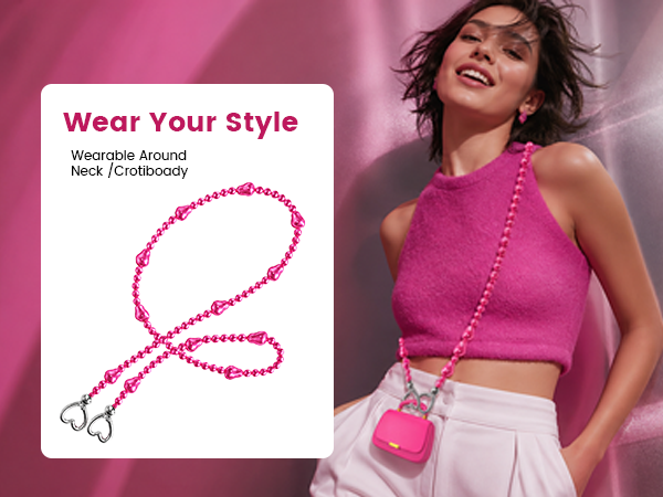 Pink purse earbuds