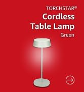 TORCHSTAR 2-Pack LED Rechargeable Table Lamps, 2700K, White | Dimmable, Cordless, 4000mAh Battery...