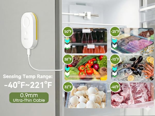 With a wide range of -40°F to 221°F, perfect for deep freezers storing and high-heat incubators.