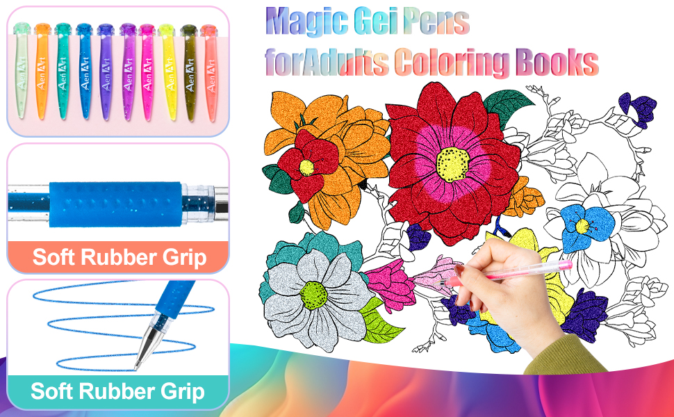 Gel Pens for Adult Coloring Books