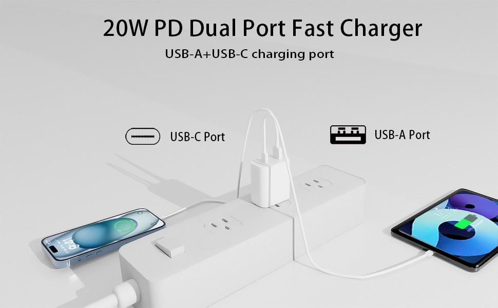 20W PD DUal Port Fast Charger