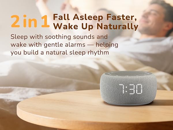 2 in 1 — Fall Asleep Faster, Wake Up Naturally